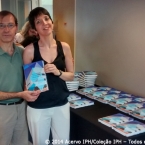 Paulo Mauro e Ana Costa mostram orgulhosos o fruto do patrocinio do IPH